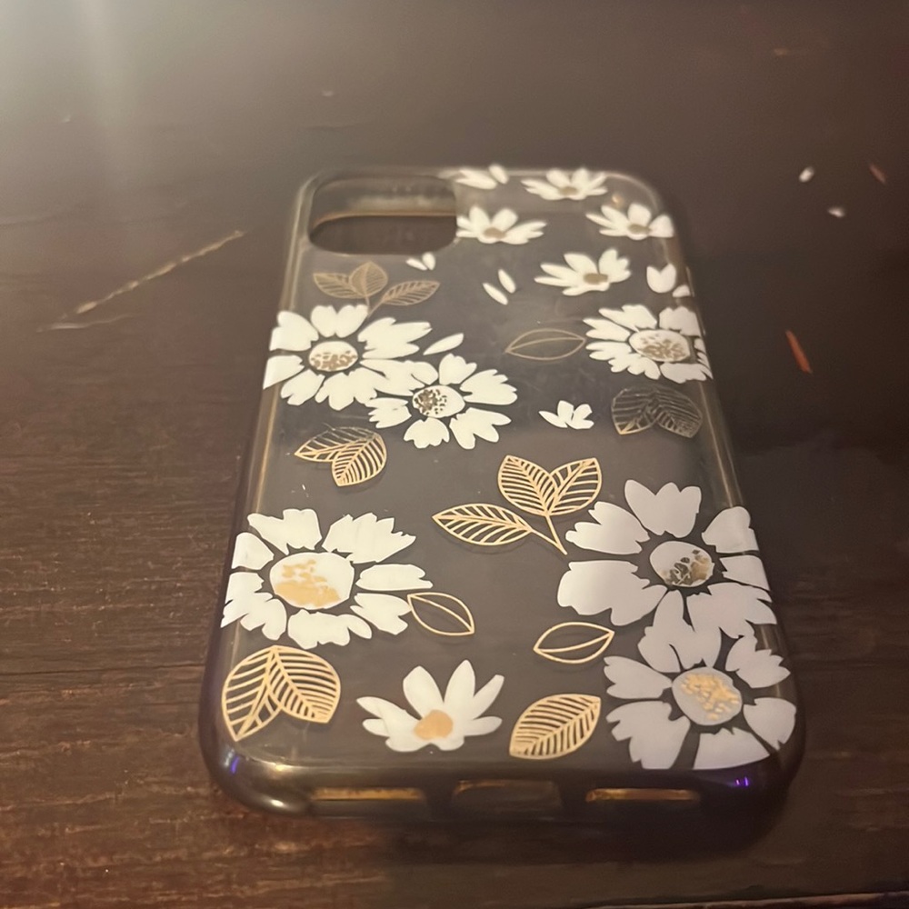 Clear floral iPhone 11 case